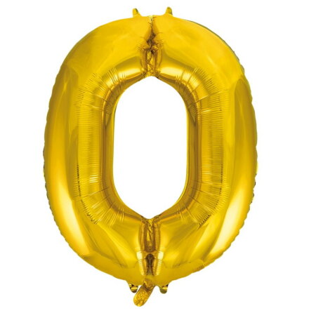 Folieballong Guld, nr 0