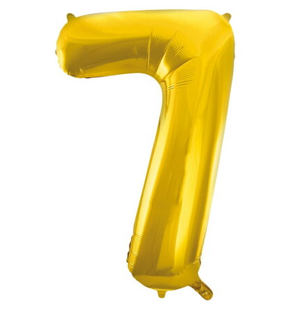 Folieballong Guld, nr 7