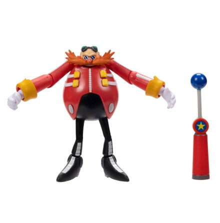 Sonic the Hedgehog Figur, Dr. Eggman with Checkpoint, 10cm