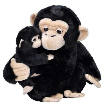 Mom & Baby, Chimpanzee, Wild Republic