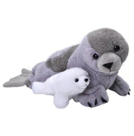 Mom & Baby, Harp Seal, Wild Republic