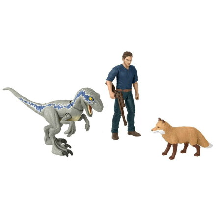 Jurassic World Dominion Owen & Velociraptr 'Beta' Dinosaur Figure Pack