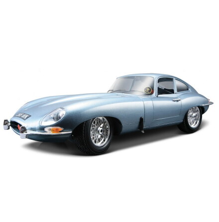 Bburago Jaguar E-Type Coupe, 1:18, Silverbl