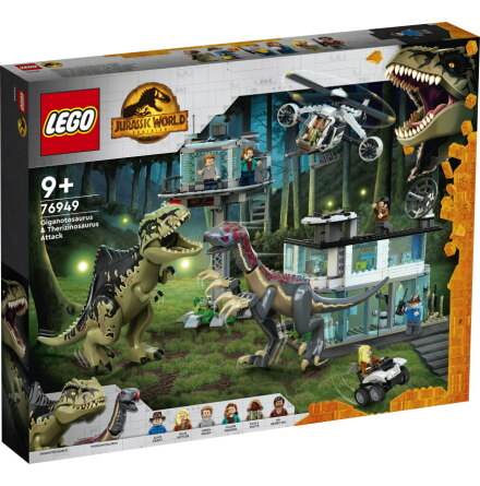 Lego Jurassic World Giganotosaurus & therizinosaurus - attack