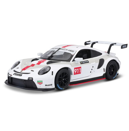 Bburago Porsche 911 RSR GT, 1:24, Vit