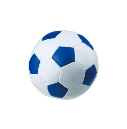 Spring Summer Soft Soccer Ball, Blå/Vit, 10 cm