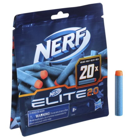 Nerf N-Strike Elite 2.0 Dart Refill, 20-pack