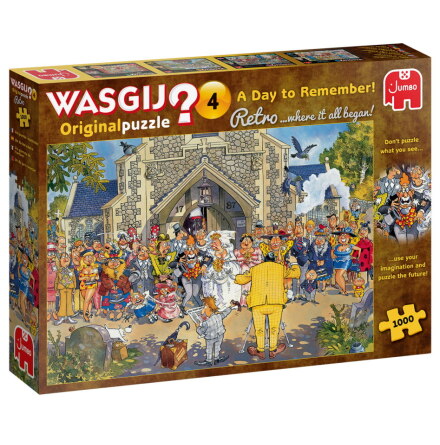 Wasgij Retro Original Pussel 4- A Day to Remember!, 1000 bitar
