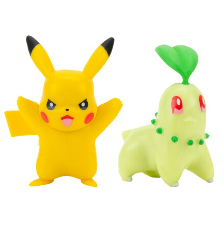 Pokémon Battle Figure, Pikachu + Chikorita