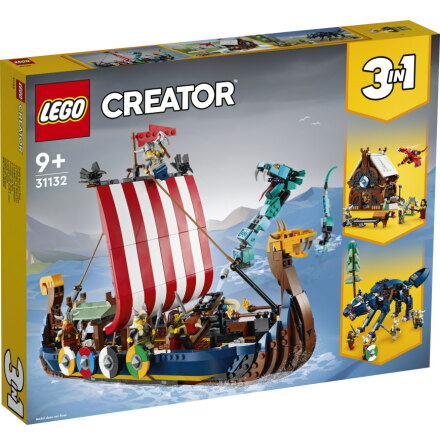 Lego Creator Vikingaskepp och Midgårdsormen