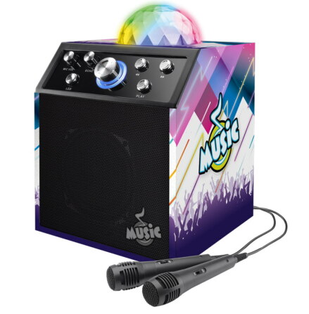 Music Karaoke BT Discokula m/2 Mikrofoner