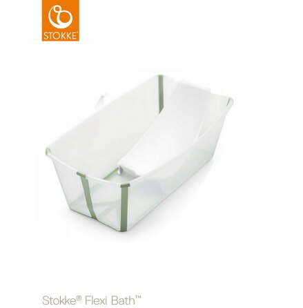 Stokke Flexi Bath Bundle, Transparent Green