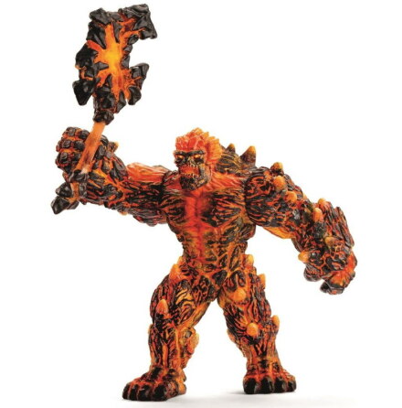 Schleich Lava Golem med vapen