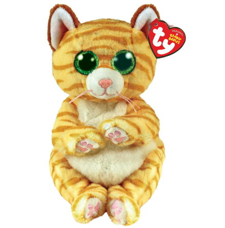 TY Beanie Bellies Mango Guld Katt, Regular 20cm