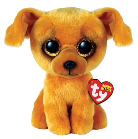 TY Beanie Boo's Zuzu Brun Hund, Regular 15cm
