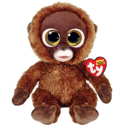 TY Beanie Boo's Chessie Brun Apa, Regular 15cm