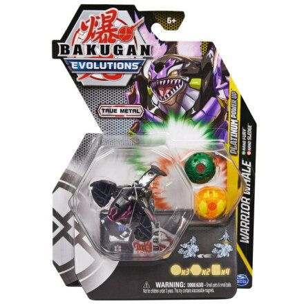 Bakugan Evolutions True Metal, Warrior Whale med 2 Nanogan