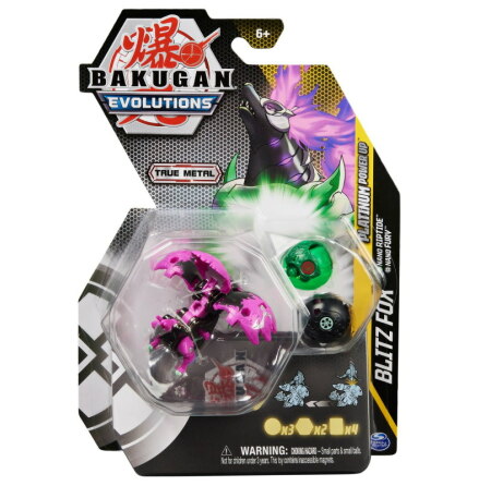 Bakugan Evolutions True Metal, Blitz Fox med 2 Nanogan