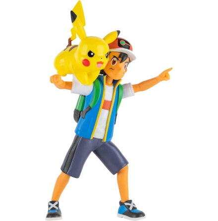 Pokmon Battle Feature Figure, Ash + Pikachu