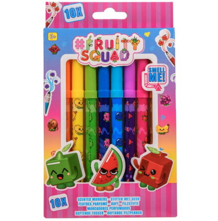 Fruity Squad Fiberpennor Lukt, 10st